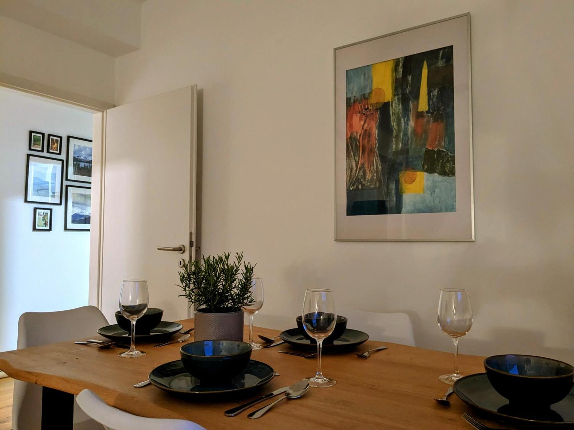 55Qm Messe Wohnung, Trade Fair, 6 Minuten Zur Messe ไรน์ชเตทเทน ภายนอก รูปภาพ